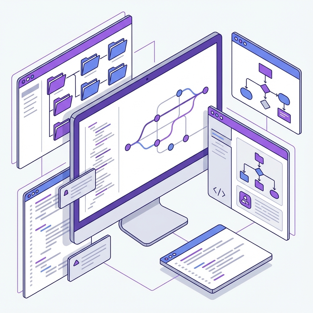 Clean code review with organized folders